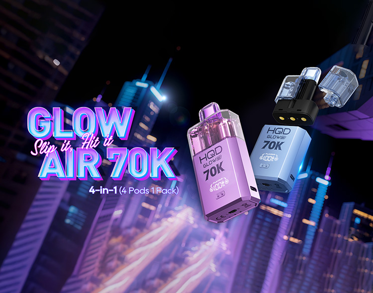 HQD GLOW Air 70K Makes Everyday Vaping Easy缩略图
